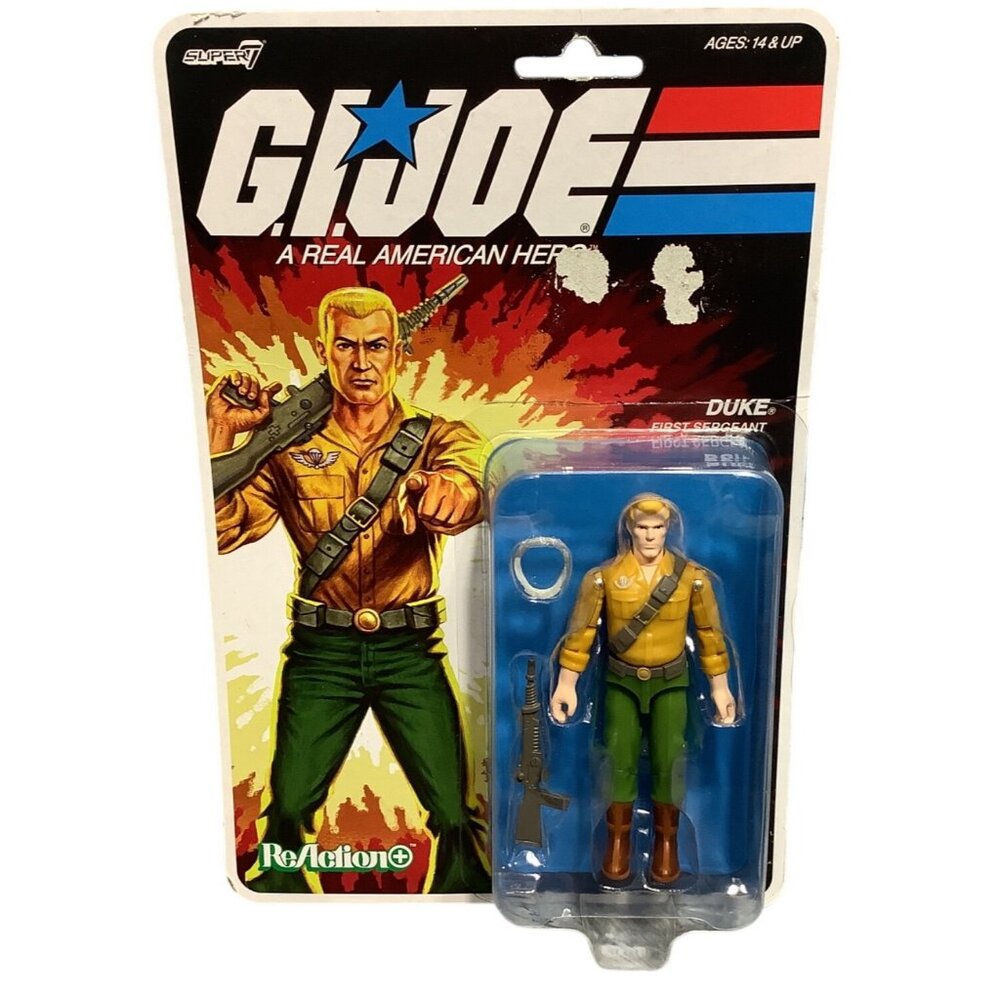 G.I. Joe Duke First Sergeant Collectible Action Figure Retro Military Toy